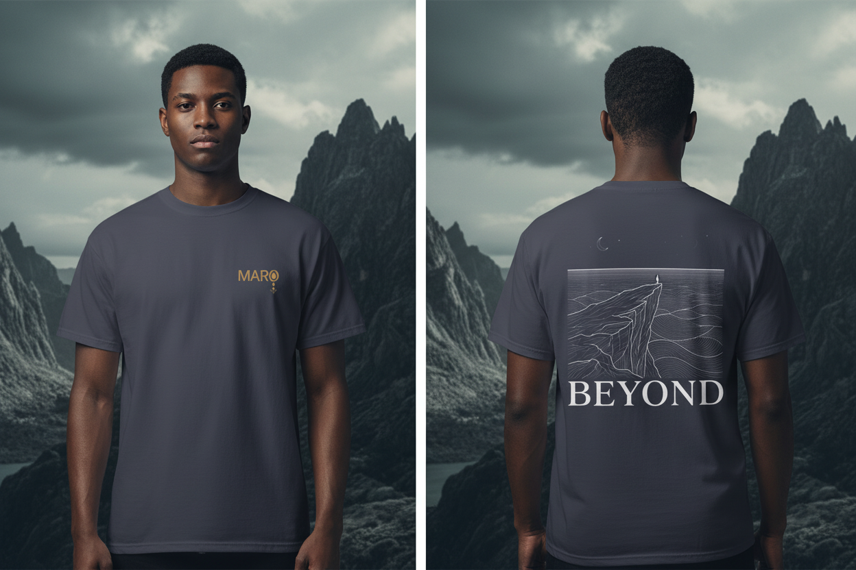 MARO Unisex Heavyweight Tee — BEYOND