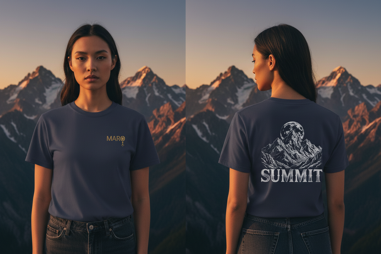 MARO Unisex Heavyweight Tee — SUMMIT